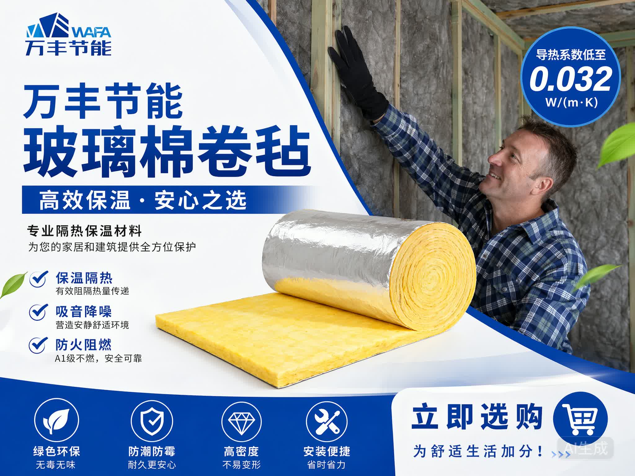 玻璃棉卷毡